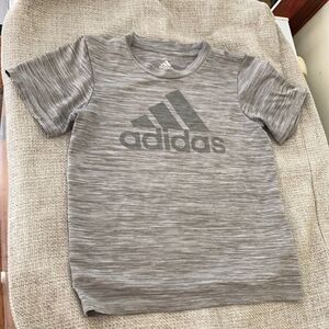 Adidas climalite grey tee shirt